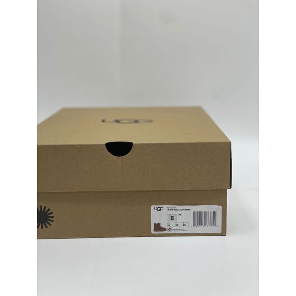 UGG Women's Mini Bailey Logo Strap Booties - Chestnut 8M - Picture 7 of 8